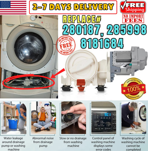 Front load washer drain - load,